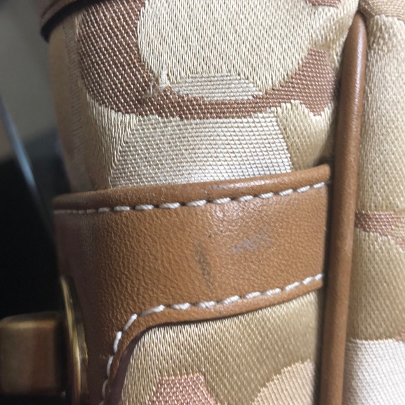 SOLD Authentic Coach Signature Optic Tote - Picture 8 of 8